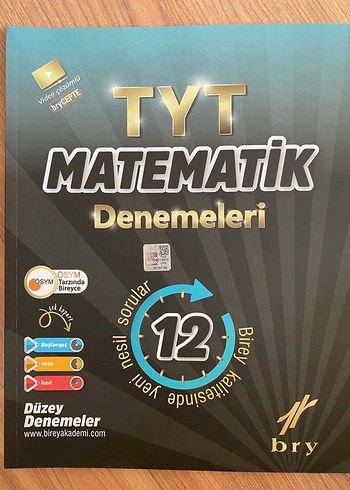 TYT Matematik 12 Deneme Kitabı - Görsel 2
