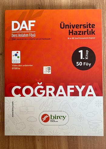DAF Coğrafya Üniversite Hazırlık Ders Anlatım Föyü - Görsel 2