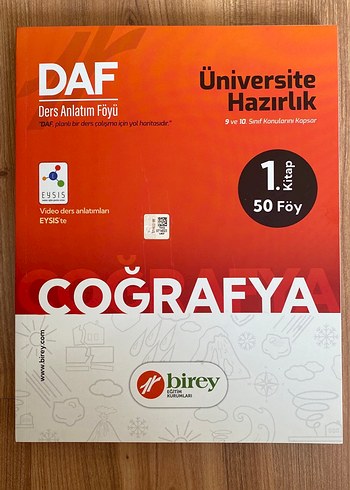 DAF Coğrafya Üniversite Hazırlık Ders Anlatım Föyü - Görsel 3