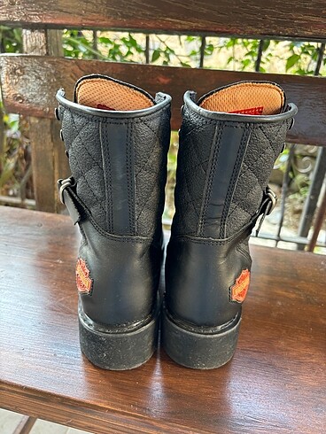 39 Beden siyah Renk Siyah Harley Davidson bot
