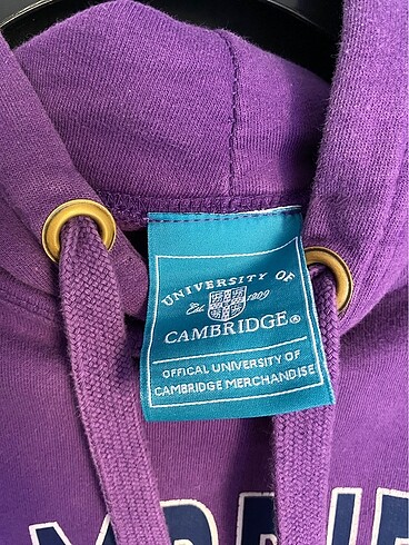 Cambridge Satchel mor kapşonlu sweat