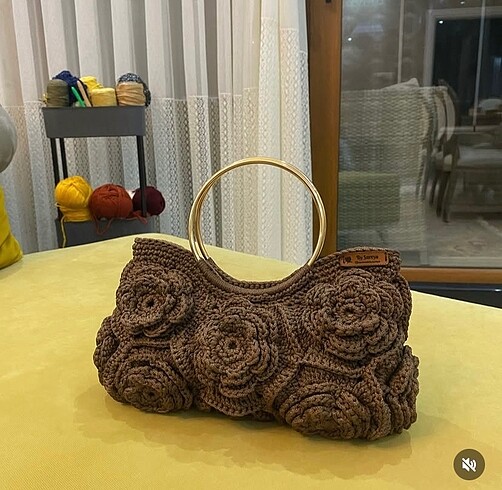 Diğer Kahverengi örgü çanta