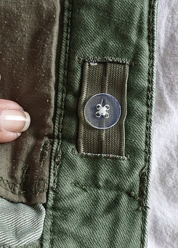 10 Yaş Beden haki Renk Benetton koton şort