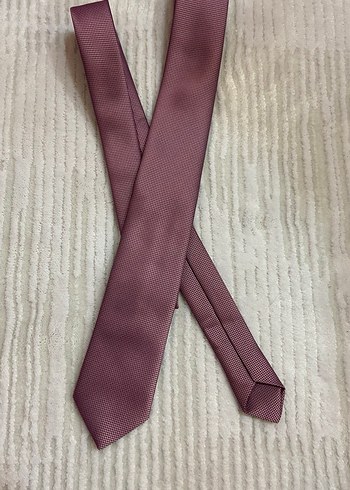 Bordo Düz Erkek Kravat - Görsel 2