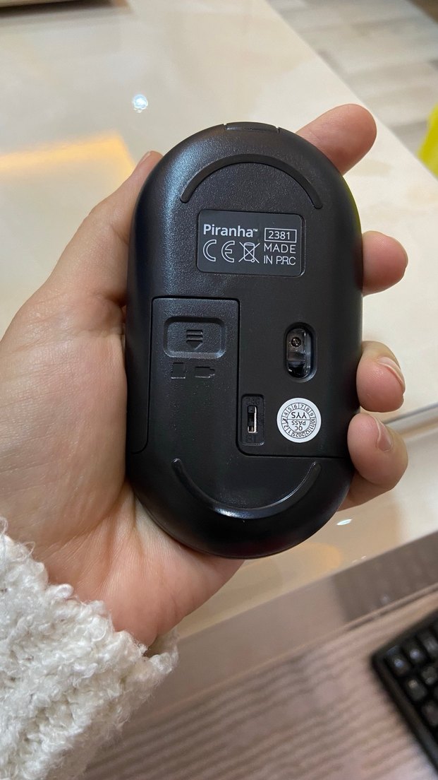 Piranha Siyah Kablosuz Mouse - Görsel 2