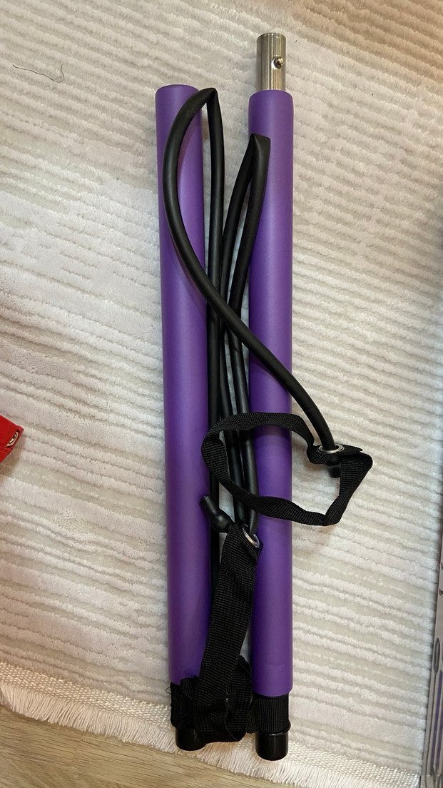 Mor Desenli Pilates Bandı ATESBARI - Görsel 2