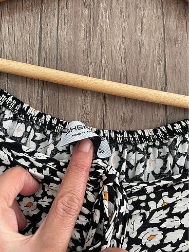 Sheinside sıfır elbise dokuma viscon kumaş