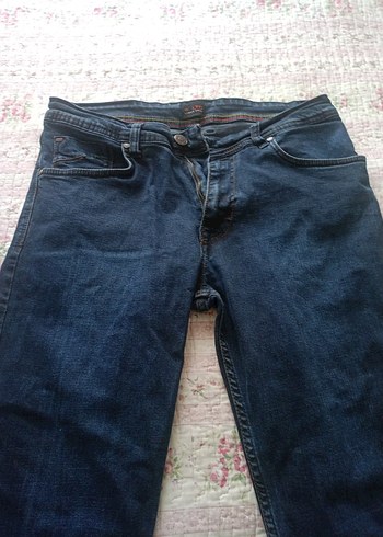 Koyu Mavi Erkek Denim Pantolon - Görsel 2