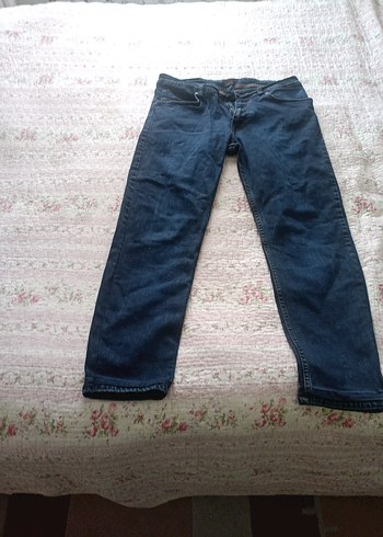 Koyu Mavi Erkek Denim Pantolon - Görsel 6