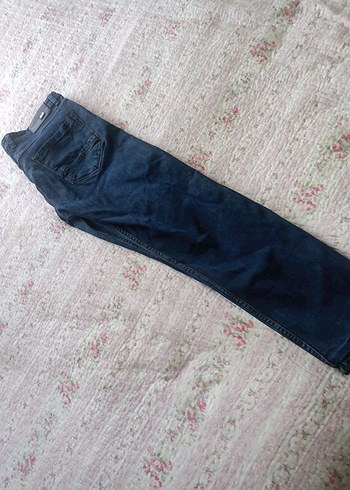 Koyu Mavi Erkek Denim Pantolon - Görsel 4