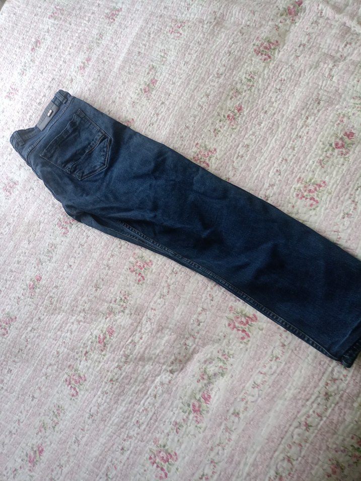 Koyu Mavi Erkek Denim Pantolon - Görsel 4
