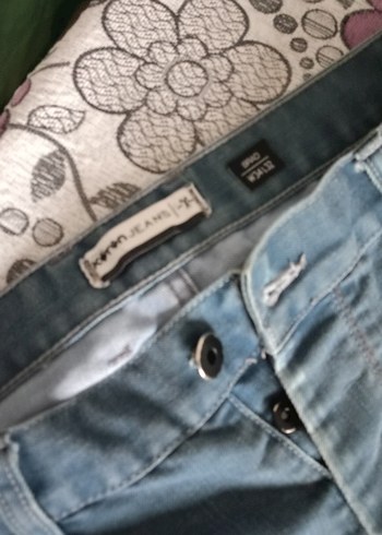 Mavi  kot pantolon - Görsel 2