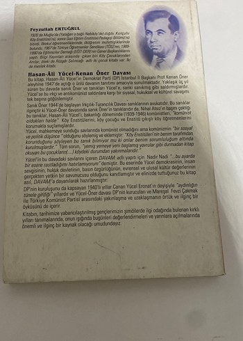  Hasan-Ali Yücel - Kenan Öner Davası