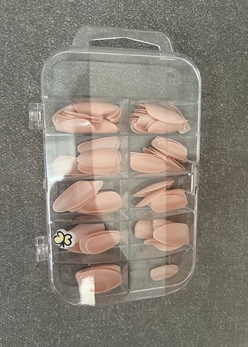 Bej Pastel Sahte Tırnak Seti - Görsel 4