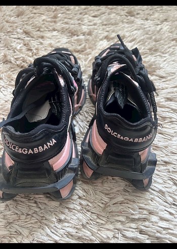 Pembe Bağcıklı Platform Spor Ayakkabı - Görsel 5