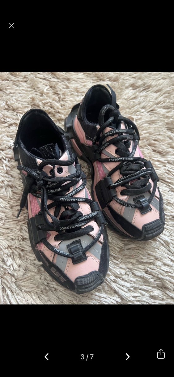 Pembe Bağcıklı Platform Spor Ayakkabı - Görsel 3