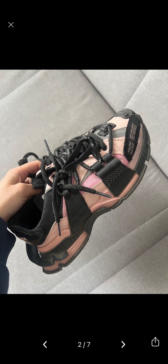 Pembe Bağcıklı Platform Spor Ayakkabı - Görsel 2