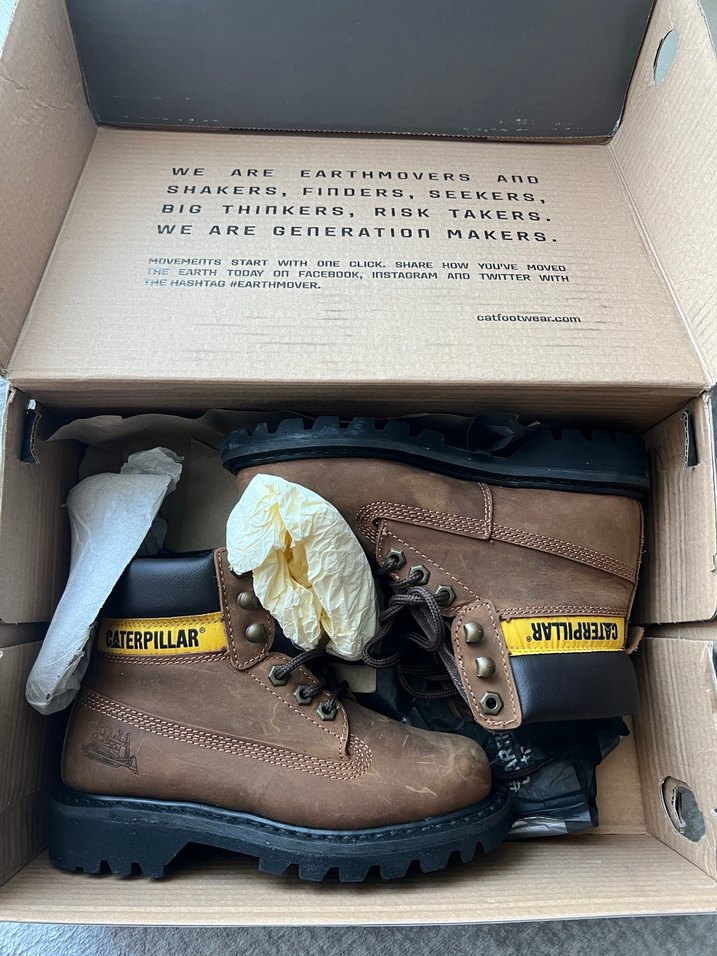 Cat bot Kahverengi Deri Kadın Botları Yüksek Topuklu - Görsel 3