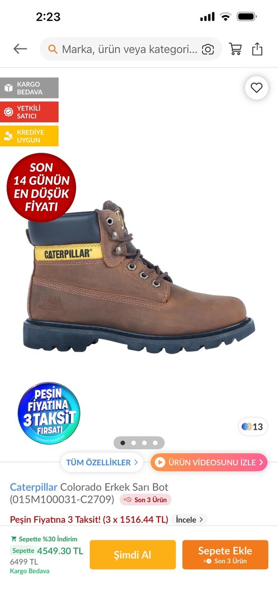 Cat bot Kahverengi Deri Kadın Botları Yüksek Topuklu - Görsel 2