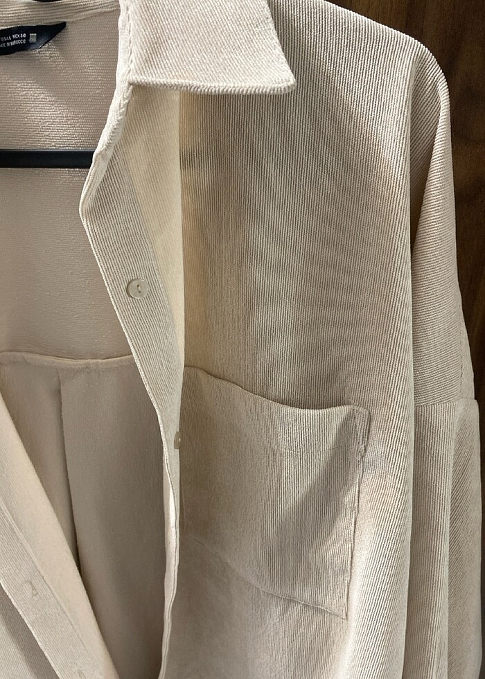 Zara Fitilli Gömlek - Görsel 3