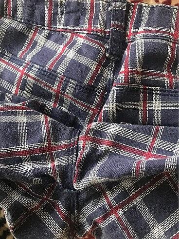 34 Beden çeşitli Renk Çizgili düşük bel pantolon