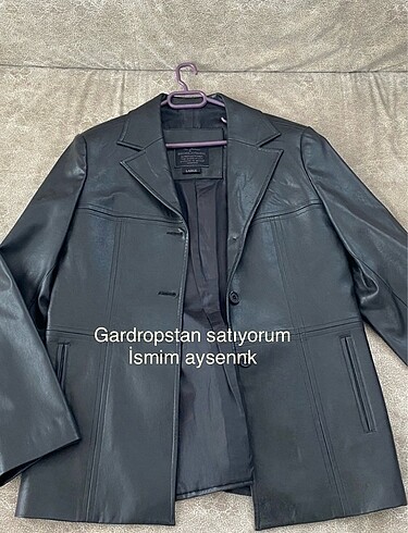 American Vintage Deri ceket Y2K vintage