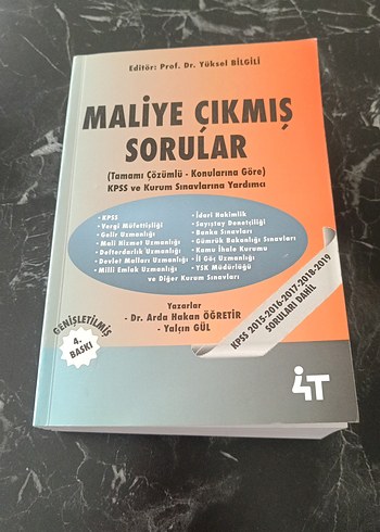 Maliye Çıkmış Sorular KPSS ve Kurum Sınavları
