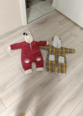 Bebek Kar Tulumu Kapüşonlu - Görsel 2