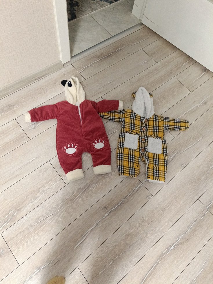 Bebek Kar Tulumu Kapüşonlu - Görsel 2