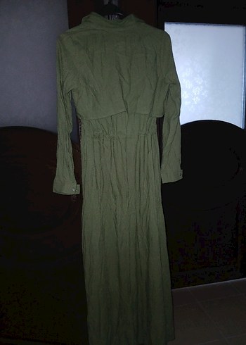 Keten Uzun elbise - Görsel 4