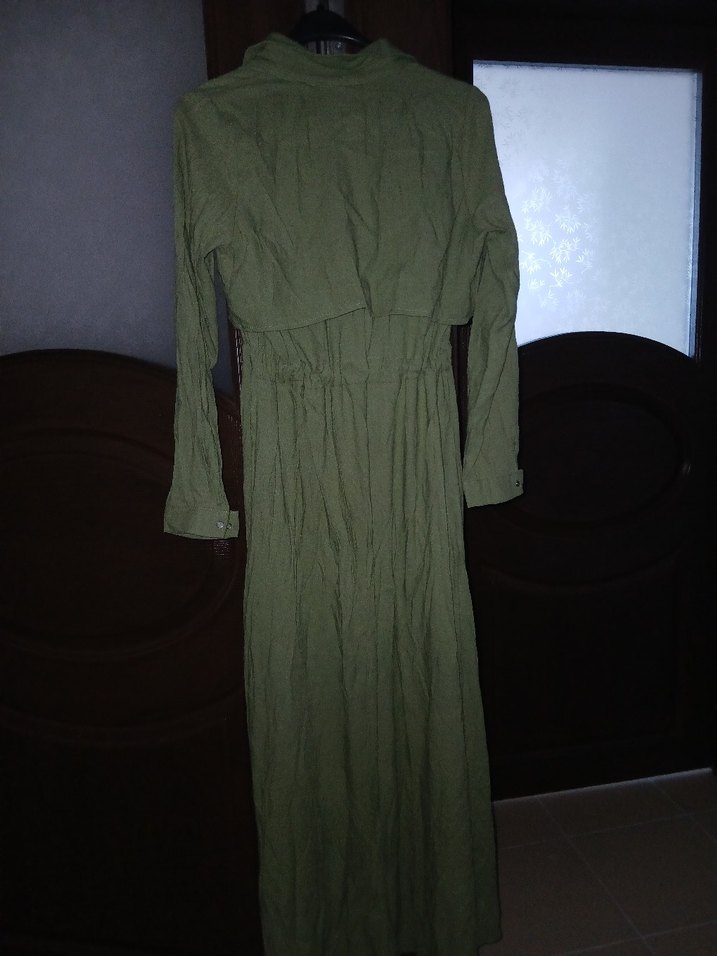 Keten Uzun elbise - Görsel 4