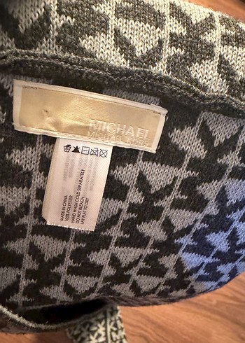 Michael Kors Gri Desenli Atkı/ Boyunluk - Görsel 3