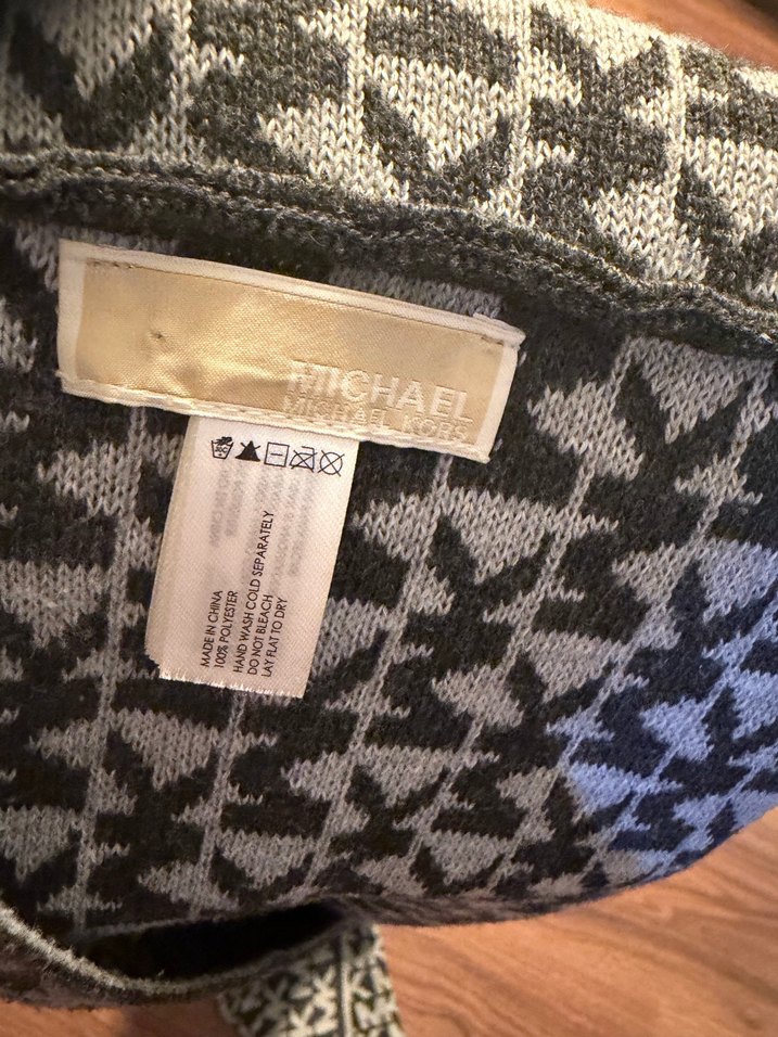 Michael Kors Gri Desenli Atkı/ Boyunluk - Görsel 3