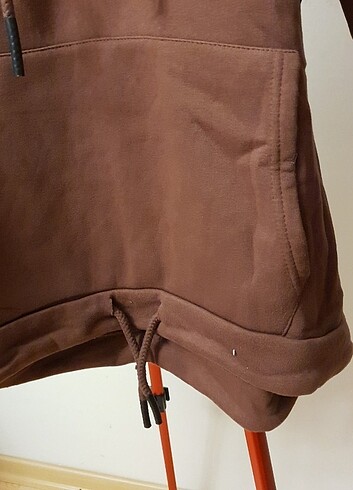 xxl Beden Özge Özgenç Kiremit Kapşonlu Sweatshirt