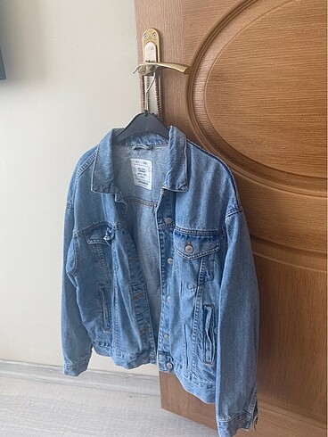 Pull and Bear Pull&bear klasik denim ceket