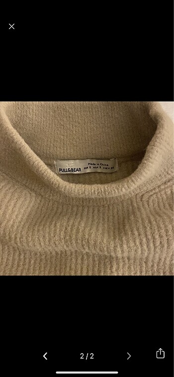 Pull and Bear Pull&bear yumuşak kumaş kazak