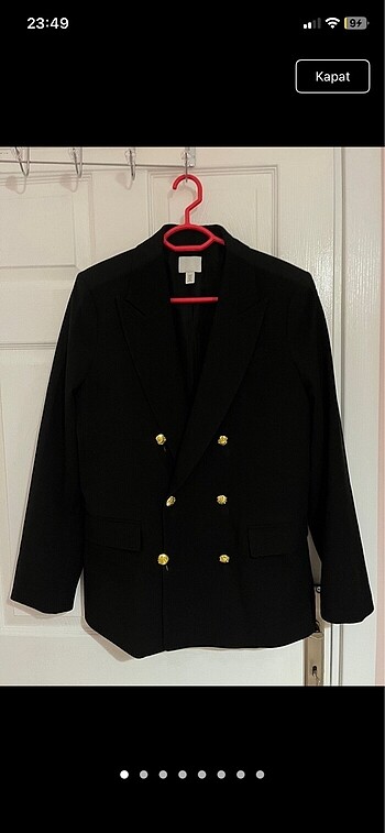 H&M kışlık kalın blazer