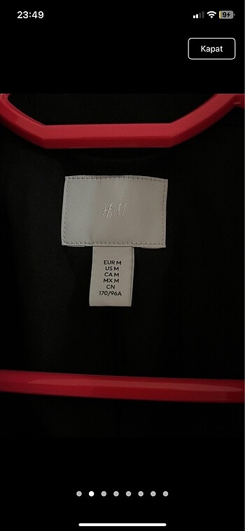 H&M H&M kışlık kalın blazer