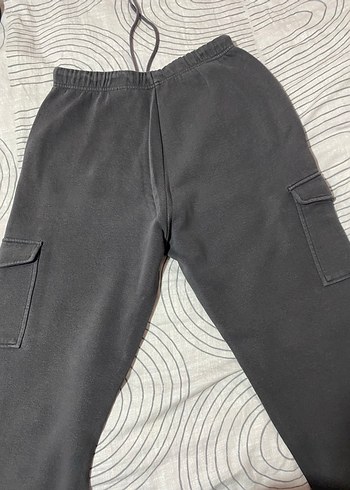 Gri Rahat Kesim Eşofman Altı - Görsel 4