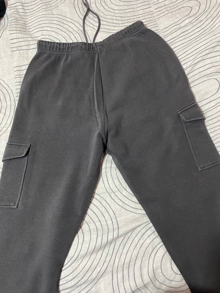 Gri Rahat Kesim Eşofman Altı - Görsel 4