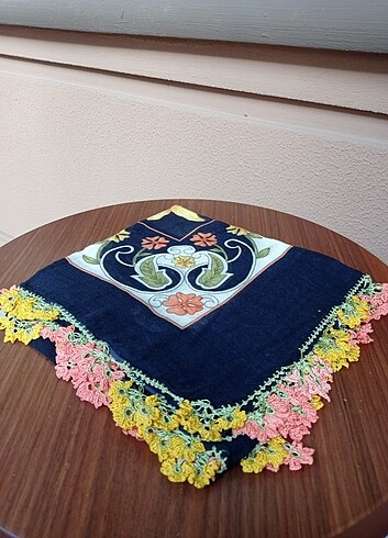 Tığ işi oyalı yazma