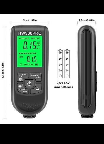 Boya kalınlık ölçer  - Görsel 3