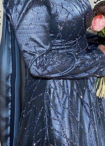 Tesettür Nişan elbisesi - Görsel 2