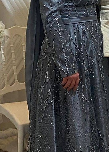 Tesettür Nişan elbisesi - Görsel 6