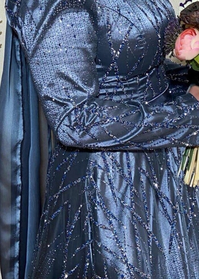 Tesettür Nişan elbisesi - Görsel 2