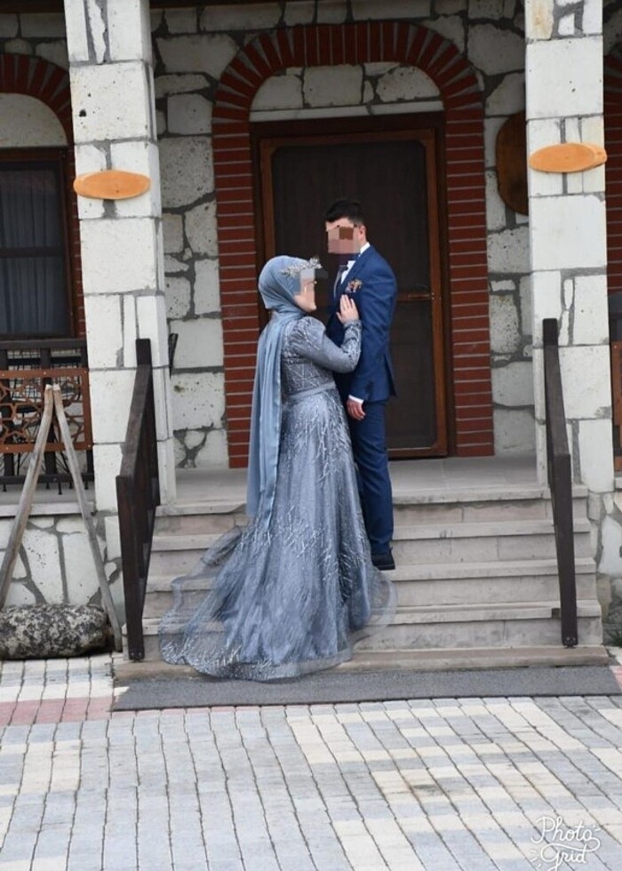 Tesettür Nişan elbisesi - Görsel 5