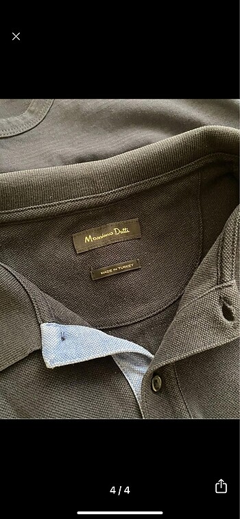 xl Beden lacivert Renk Massimo Dutti Polo Tisort