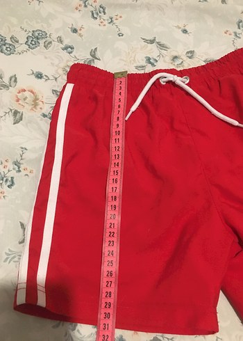 Kırmızı Erkek Çocuk Şort Mayo - Görsel 4