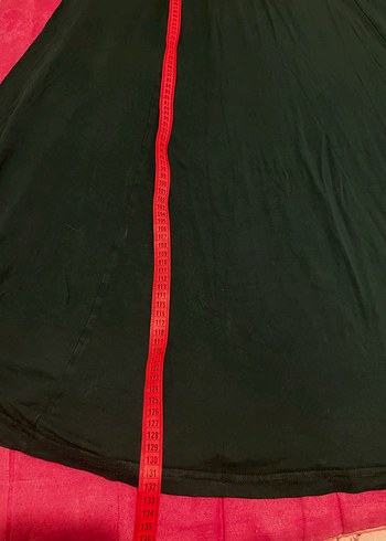 Düğmeli Koyu Yeşil Uzun Kollu Kadın Elbise - Görsel 8