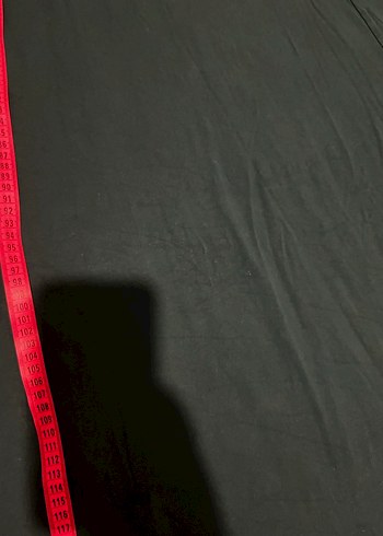 Düğmeli Koyu Yeşil Uzun Kollu Kadın Elbise - Görsel 9